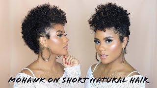 Mohawk On Short Natural Hair | Curlsfothegirls