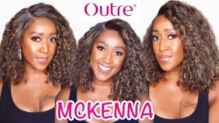 Oouu Yaasss Wavy Bob!! Outre Melted Hairline Collection Hd Lace Front Wig- Mckenna