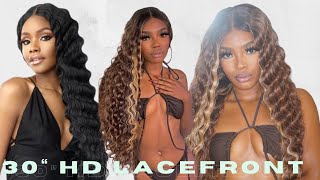$30  30" Hd Pre-Plucked Highlighted Lacefront Wig | Sensationnel Hd Lace Front Wig Vice