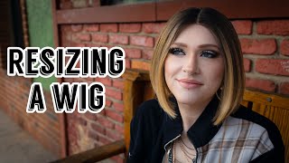 How To Resize An Closed-Weft Wig | Synthetic Wig Tutorial