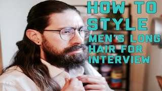 How To Style Long Hair For Formal Event/Interview