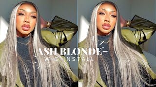 The Perfect Ash Blonde Wig! Watch Me Install*Step By Step *- Ft Jessie'Shair