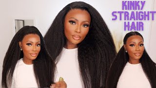 Kinky Straight Hair | Black Girl Friendly Ft. Unice Hair
