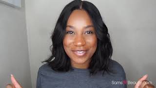 Upscale 100% Virgin Remi Human Hair Lace Front Wig Deep Part Lace Straight 10" | Samsbeauty.Com