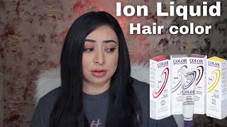 Ion Liquid Permanent Hair Color In Jet Black /How To Mix This Dye Up If You Are A First Timer