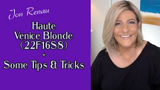 Jon Renau | Haute Wig Review | Venice Blonde (22F16S8) + Some Tips & Tricks
