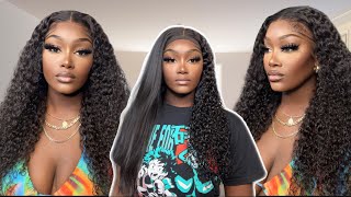 2In1 Straight To Curly Beginner Friendly Lace Wig Install Ft. Myfirstwig