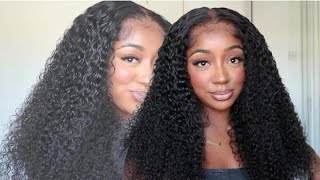 The Curls On This Wig Is Giving!  Curly 5X5 Closure Wig Install | Westkiss Hair