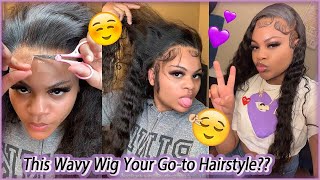 Your Go-To Hairstyle? Invisible Hd Lace Wig Install | Bouncy Wavy Hair #Elfinhair Honest Review