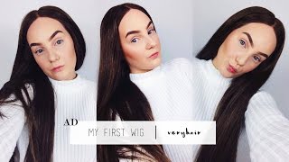 My First Wig |  Veryhair.Com |  Silky Straight Full Lace Wigs 100% Virgin Brazilian Hair Review
