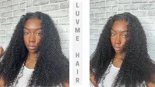 Glueless Afro Curly Undetectable Invisible Lace Wig Ft. Luvme Hair