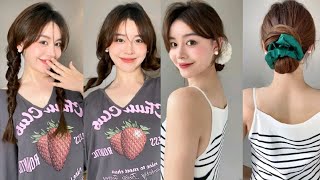Korean Styles For Girls  Quick And Cute Hairstyle Tutorial*Han Feng Bian Fa Jiao Cheng
