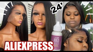 Aliexpress  Natural Lacefront Wig  No Baby Hair  Install Beginner Friendly || Unice Hair