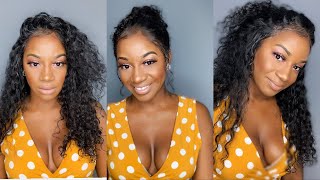 Human Hair Series ~ Mslula  360 Pre-Plucked Lace Front Deep Wave  Wig ~Coupon Code Below!
