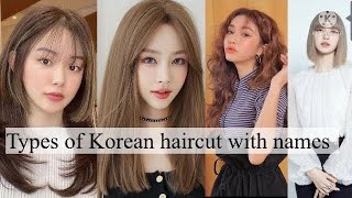 Types Of Korean Haircut With Names #Korean #Koreanhaircut