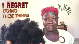 My Hair Fell Out After Doing These Things! Natural Hair Mistakes That You Should Avoid