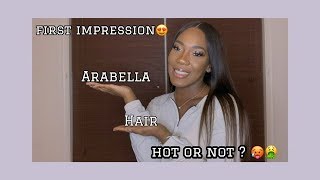 6X6 Closure Wig Unboxing + First Impression | Arabella Hair