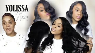 20" Perfect!! Side Part 5X5 Closure Wig Install | Yolissa Hair