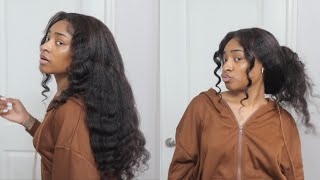 Vpart Wig Install: Natural Kinky  | Nadula Hair