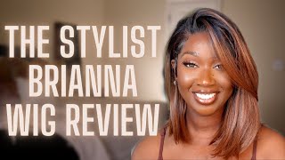The Stylist | Human Hair Blend | 13X6 Lace Front Wig Review | Brianna | Ft Samsbeauty | Tan Dotson