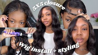 A Therapeutic Wig Install - Glueless Side Part Body Wave Wig Install Ft Julia Hair