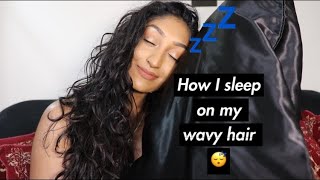 How To Sleep On Wavy Hair