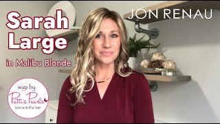 Sarah Large By Jon Renau In 12Fs12 Malibu Blonde - Wigsbypattispearls Wig Review.