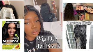 Diy: Dye Wig Jet Black #Luvmehair #Wigs #Haircolor