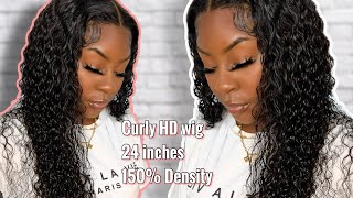 *Must Have* Curly 24 Inch Hd Wig Install  |Unicehair