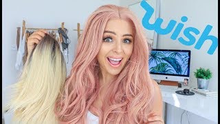 Trying On Cheap Wigs From Wish!