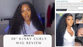 Amazon Kinky Curly Lace Front Wig Review | Idhere