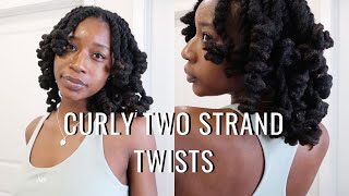 Curly Two Strand Twist Tutorial | Retwist & Style W Me | Sunshine Locd