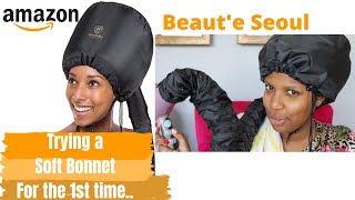 Beaute Seoul Soft Bonnet Hood Dryer Attachment For Natural Hair