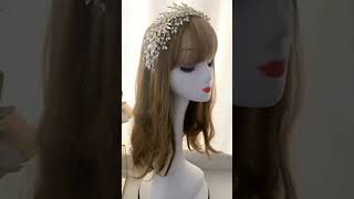 Handmade Bridal Hair Accessories Hair Vine With Crystal Bead #Short
