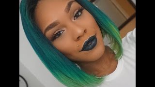 How To - Color Your Wig An Green Ombre