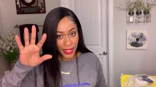 Omg Her Hair Review - Kinky Straight Indian Remy Human Hair 360 Pre-Plucked Lace Frontal Wig
