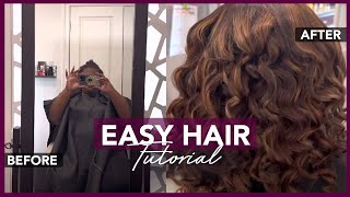 Easy Hair Tutorial | Quick 6X6 Closure Wig Install | Carlottascorner
