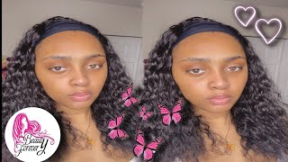 Hair Tutorial| Headband Wig|  Ft Beauty Forever Headband Wig