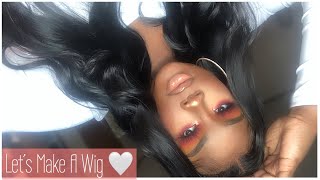Watch Me Make This Simple Jet Black Wig | Snob Life Hair Quick Slay ! Erica Danley