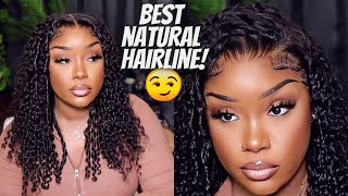 Sis How Is This Even A Wig!?  *Clean Hairline Pre Plucked* Glueless Twisted Curly Wig X Idn Hair