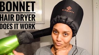 Honest Review: Trying The Eleganty Bonnet Hair Dryer From Amazon | Does It Work?
