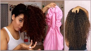 How To Sleep With Long Curly Hair | How To Preserve Curls