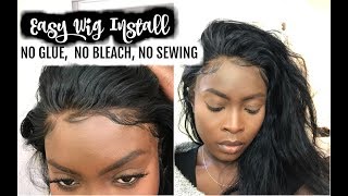 Easy Wig Install || No Glue, No Sewing, No Bleach || Beginner Friendly - Talk Though || Ft. Ririhair