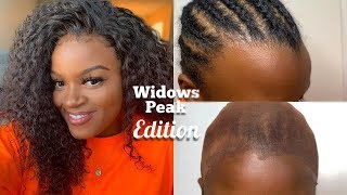 How To: Apply A Lace Frontal On Widows Peak Ft. Westkisshair| Wig Cap Method