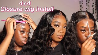 Loose Deep 4X4 Closure Wig Installation Ft. Ishowbeauty