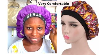 How To Make A Beautiful Hair Bonnet |Customized Satin Bonnet | Diy Less Than 10 Mins Project