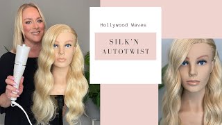 Hollywood Waves Tutorial//Silk'N Autotwist Automatic Hair Curler On Long Hair