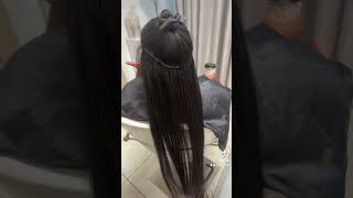 Short To Long Hair Microlink Extensions Transformation Tampa Hair Extensions Handtied Braidles Sewin