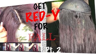 Pt2| Get Red-Y For Fall!||How To Make&Customize A Wig||Ft. Asteriahair||