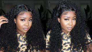 Omg!!!  Skin Melt Hd Curly Lace Wig Install For Beginners  | Cynosure Hair